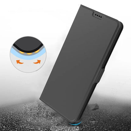 For Oneplus 13 Case Shockproof TPU Inner Shell Leather Phone Cover Card Slot