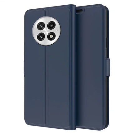 For Oneplus 13 Case Shockproof TPU Inner Shell Leather Phone Cover Card Slot - Blue