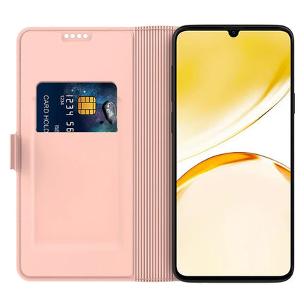 For Realme 14 Pro+ 5G Case Shockproof TPU Inner Shell Leather Phone Cover Card Slot