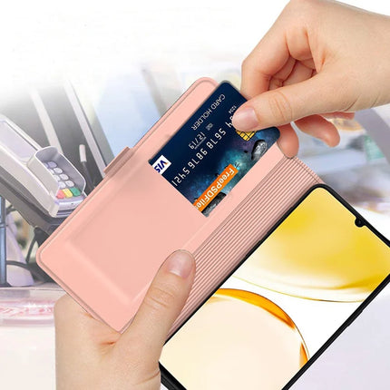 For Realme 14 Pro+ 5G Case Shockproof TPU Inner Shell Leather Phone Cover Card Slot