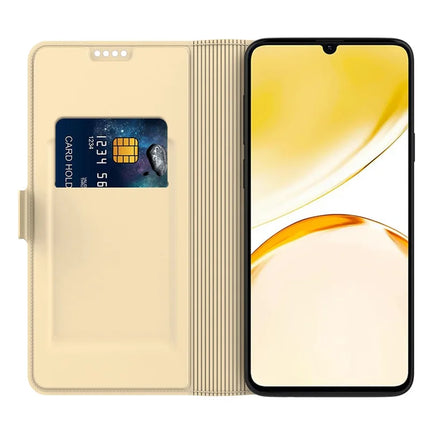 For Realme 14 Pro+ 5G Case Shockproof TPU Inner Shell Leather Phone Cover Card Slot