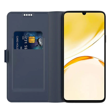For Realme 14 Pro+ 5G Case Shockproof TPU Inner Shell Leather Phone Cover Card Slot