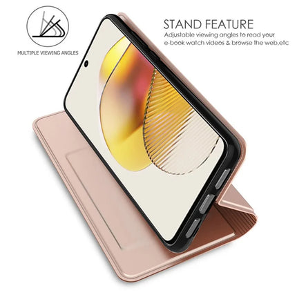 For Motorola Moto G35 5G Case PU Leather Phone Cover with Card Holder Stand