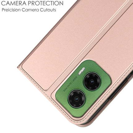 For Motorola Moto G35 5G Case PU Leather Phone Cover with Card Holder Stand