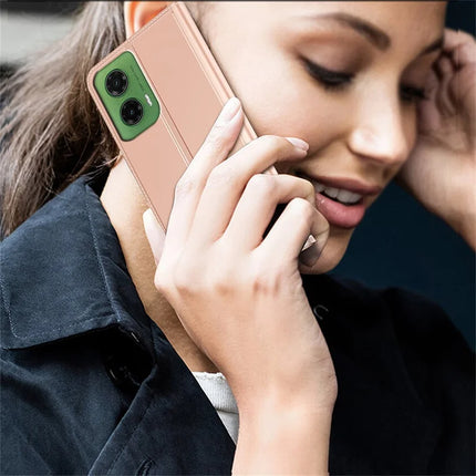 For Motorola Moto G35 5G Case PU Leather Phone Cover with Card Holder Stand