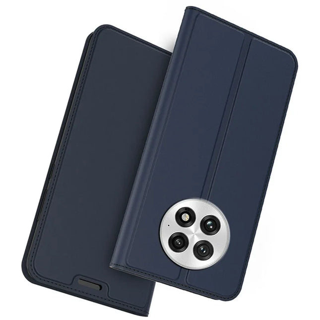 For OnePlus 13 Case PU Leather Phone Cover with Card Holder Stand - Blue