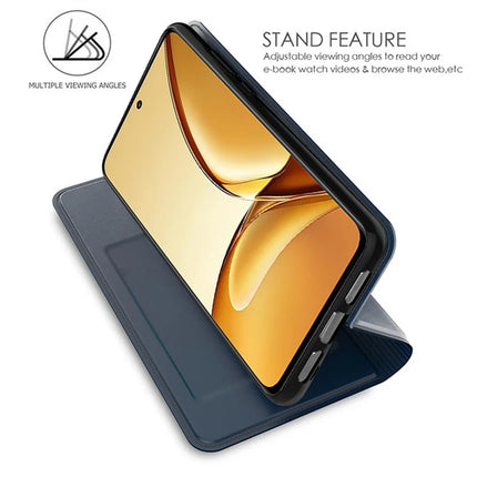 For Realme 14 Pro+ 5G Case PU Leather Phone Cover with Card Holder Stand Magnetic Closure