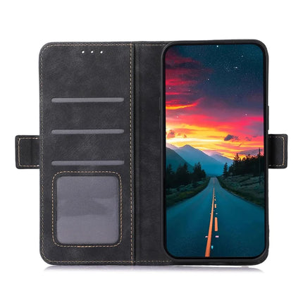 ABEEL For iPhone 16e Case Flip Wallet with Stand Retro Leather Phone Cover