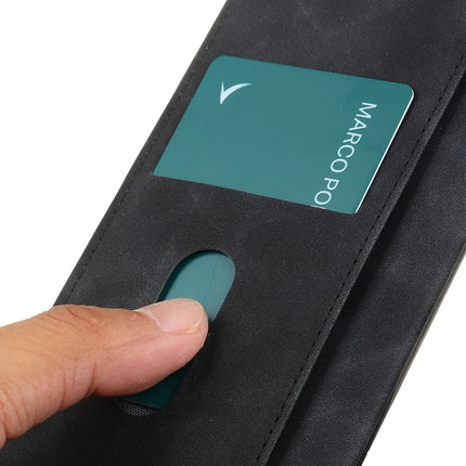 KHAZNEH For iPhone 16e Case PU Leather Retro Texture Phone Cover