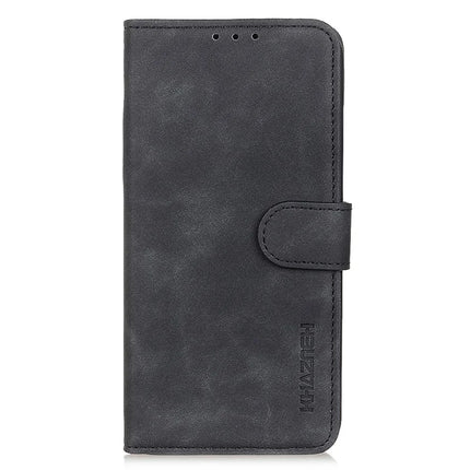 KHAZNEH For iPhone 16e Case PU Leather Retro Texture Phone Cover