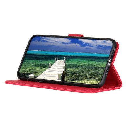 KHAZNEH For iPhone 16e Case PU Leather Retro Texture Phone Cover