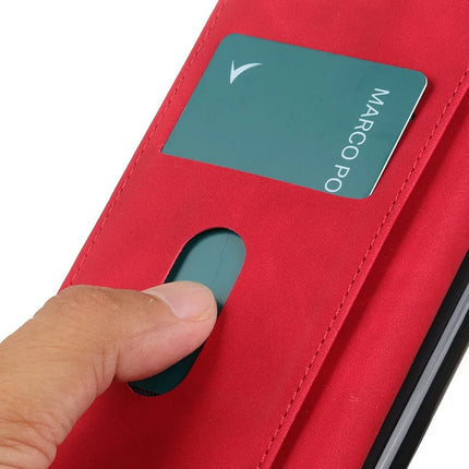 KHAZNEH For iPhone 16e Case PU Leather Retro Texture Phone Cover