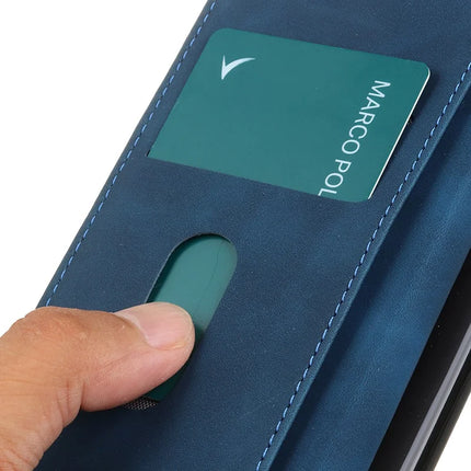 KHAZNEH For iPhone 16e Case PU Leather Retro Texture Phone Cover