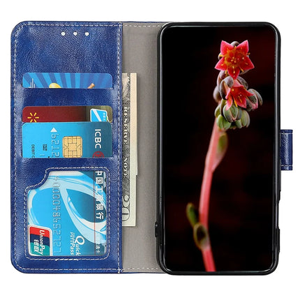 For iPhone 16e Case Wallet Leather Phone Cover Crazy Horse Texture