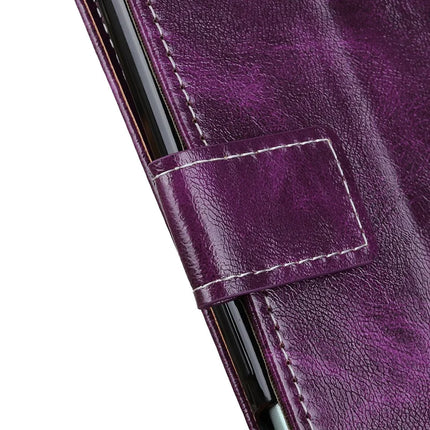 For iPhone 16e Case Wallet Leather Phone Cover Crazy Horse Texture