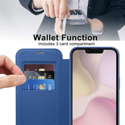 For iPhone 16e Case Compatible with MagSafe Rhombus PU Leather Phone Cover