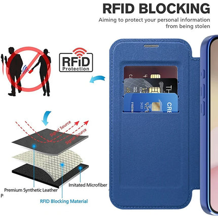 For iPhone 16e Case Compatible with MagSafe Rhombus PU Leather Phone Cover