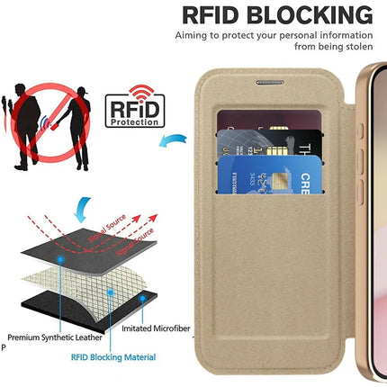 For iPhone 16e Case Compatible with MagSafe Rhombus PU Leather Phone Cover
