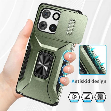 For Motorola Moto G Stylus 5G (2025) Case Camshield Kickstand TPU + PC Anti-Slip Phone Cover