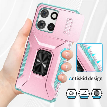 For Motorola Moto G Stylus 5G (2025) Case Camshield Kickstand TPU + PC Anti-Slip Phone Cover