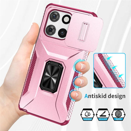 For Motorola Moto G Stylus 5G (2025) Case Camshield Kickstand TPU + PC Anti-Slip Phone Cover