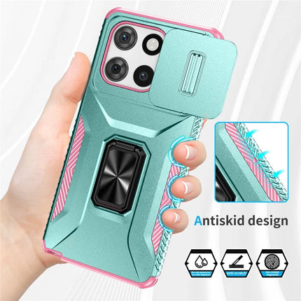 For Motorola Moto G Stylus 5G (2025) Case Camshield Kickstand TPU + PC Anti-Slip Phone Cover