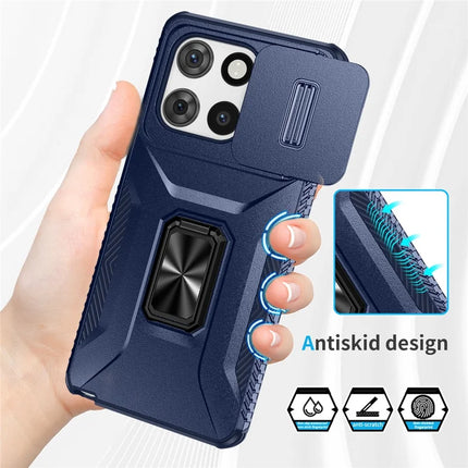 For Motorola Moto G Stylus 5G (2025) Case Camshield Kickstand TPU + PC Anti-Slip Phone Cover