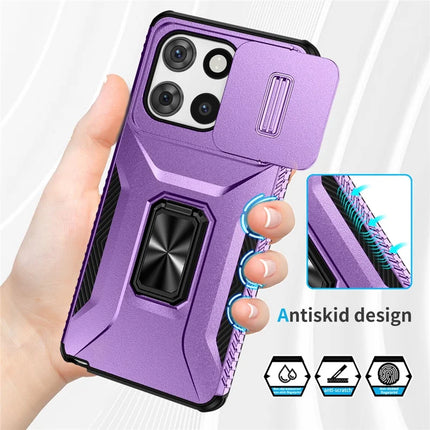 For Motorola Moto G Stylus 5G (2025) Case Camshield Kickstand TPU + PC Anti-Slip Phone Cover
