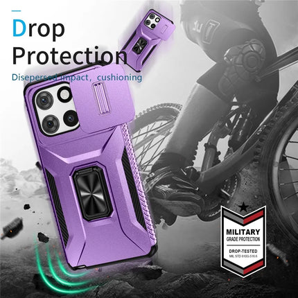 For Motorola Moto G Stylus 5G (2025) Case Camshield Kickstand TPU + PC Anti-Slip Phone Cover