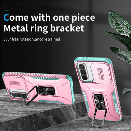 For Samsung Galaxy A56 5G / A36 5G Case Camshield Kickstand TPU+PC Anti-Slip Phone Cover