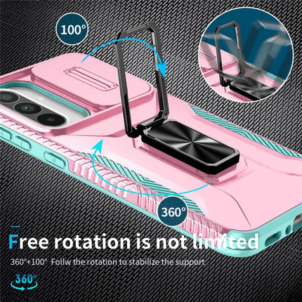 For Samsung Galaxy A56 5G / A36 5G Case Camshield Kickstand TPU+PC Anti-Slip Phone Cover