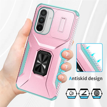 For Samsung Galaxy A56 5G / A36 5G Case Camshield Kickstand TPU+PC Anti-Slip Phone Cover