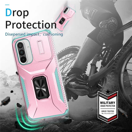 For Samsung Galaxy A56 5G / A36 5G Case Camshield Kickstand TPU+PC Anti-Slip Phone Cover