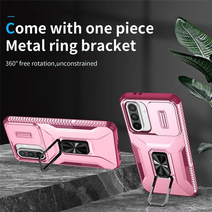 For Samsung Galaxy A56 5G / A36 5G Case Camshield Kickstand TPU+PC Anti-Slip Phone Cover