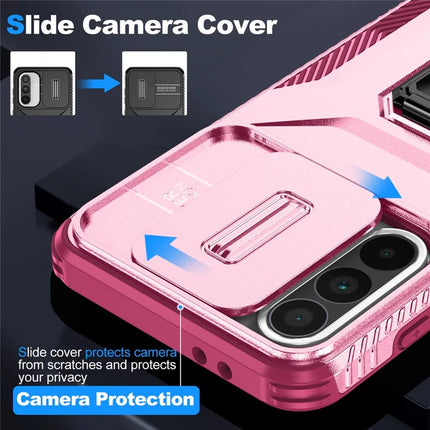 For Samsung Galaxy A56 5G / A36 5G Case Camshield Kickstand TPU+PC Anti-Slip Phone Cover