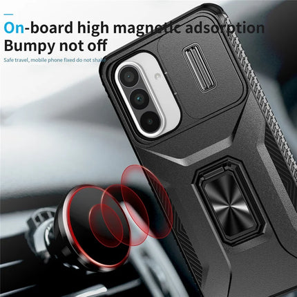 For Samsung Galaxy A56 5G / A36 5G Case Camshield Kickstand TPU+PC Anti-Slip Phone Cover