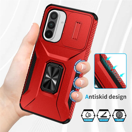 For Samsung Galaxy A56 5G / A36 5G Case Camshield Kickstand TPU+PC Anti-Slip Phone Cover