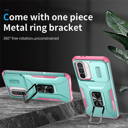 For Samsung Galaxy A56 5G / A36 5G Case Camshield Kickstand TPU+PC Anti-Slip Phone Cover