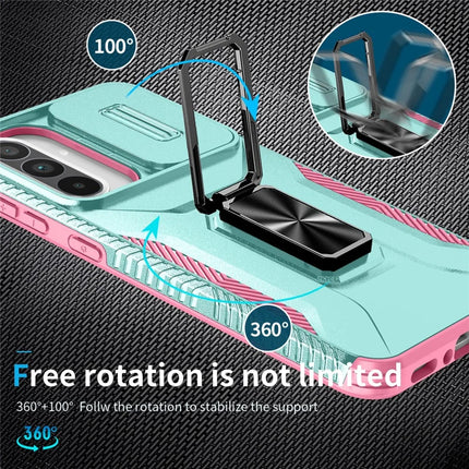 For Samsung Galaxy A56 5G / A36 5G Case Camshield Kickstand TPU+PC Anti-Slip Phone Cover