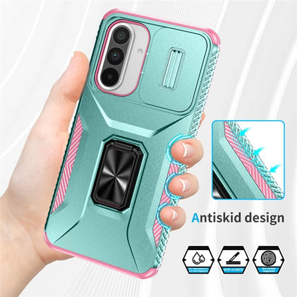 For Samsung Galaxy A56 5G / A36 5G Case Camshield Kickstand TPU+PC Anti-Slip Phone Cover