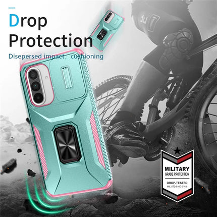 For Samsung Galaxy A56 5G / A36 5G Case Camshield Kickstand TPU+PC Anti-Slip Phone Cover