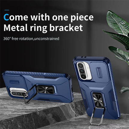 For Samsung Galaxy A56 5G / A36 5G Case Camshield Kickstand TPU+PC Anti-Slip Phone Cover