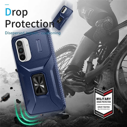 For Samsung Galaxy A56 5G / A36 5G Case Camshield Kickstand TPU+PC Anti-Slip Phone Cover