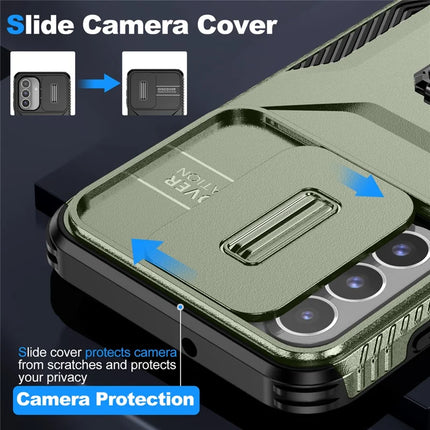 For Samsung Galaxy A26 5G Case Camshield Kickstand TPU+PC Anti-Slip Phone Cover