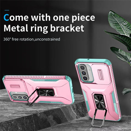 For Samsung Galaxy A26 5G Case Camshield Kickstand TPU+PC Anti-Slip Phone Cover