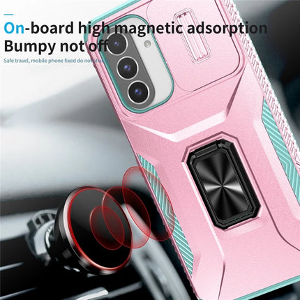 For Samsung Galaxy A26 5G Case Camshield Kickstand TPU+PC Anti-Slip Phone Cover