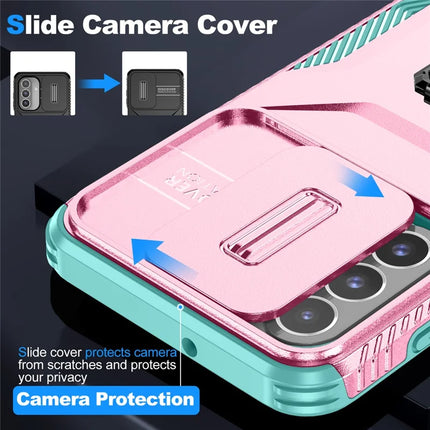 For Samsung Galaxy A26 5G Case Camshield Kickstand TPU+PC Anti-Slip Phone Cover