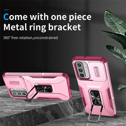 For Samsung Galaxy A26 5G Case Camshield Kickstand TPU+PC Anti-Slip Phone Cover
