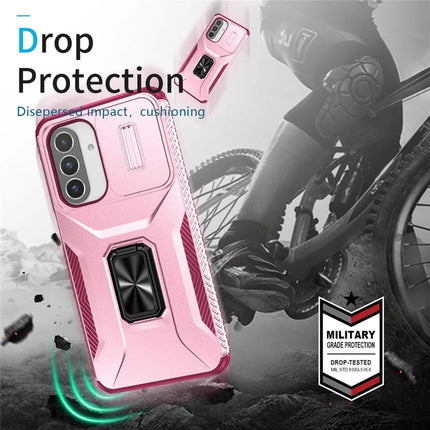 For Samsung Galaxy A26 5G Case Camshield Kickstand TPU+PC Anti-Slip Phone Cover