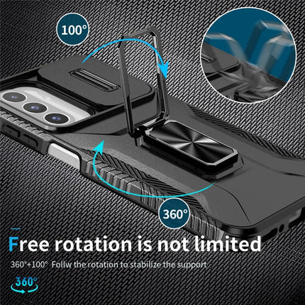For Samsung Galaxy A26 5G Case Camshield Kickstand TPU+PC Anti-Slip Phone Cover